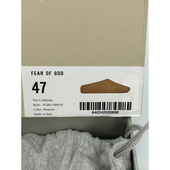 Fear of God The California Slip-On Almond Clogs Men\'s EU 47 (US 14) FG80-100EVA main image 8
